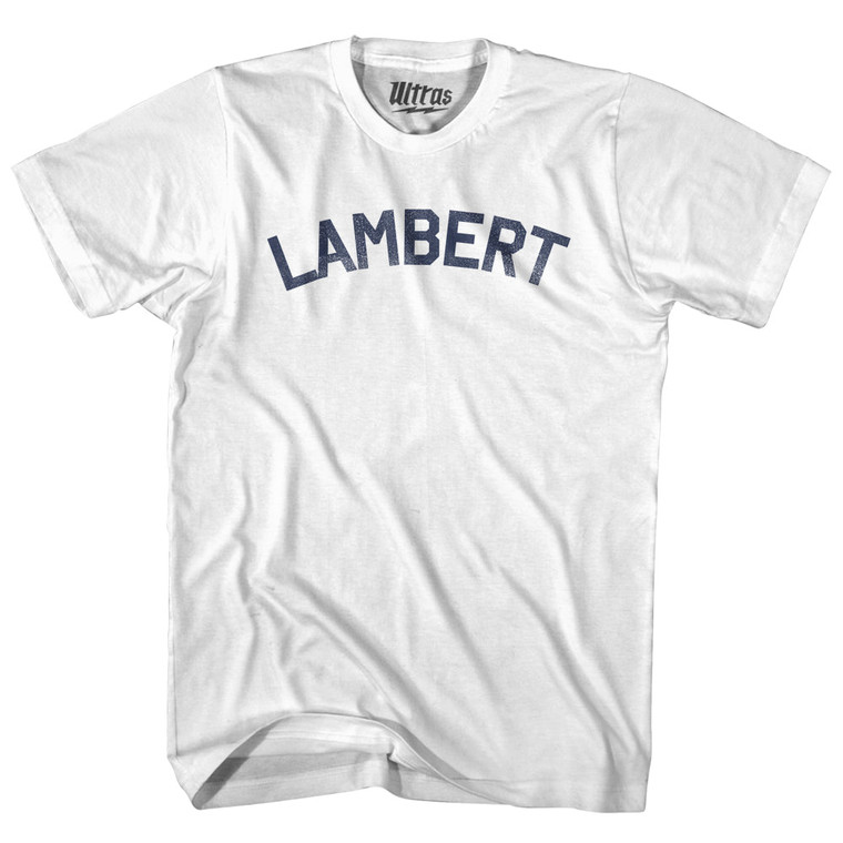 LAMBERT Womens Cotton Junior Cut T-Shirt - White