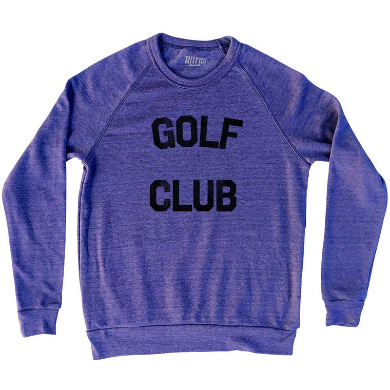 Golf Club Adult Tri-Blend Sweatshirt White