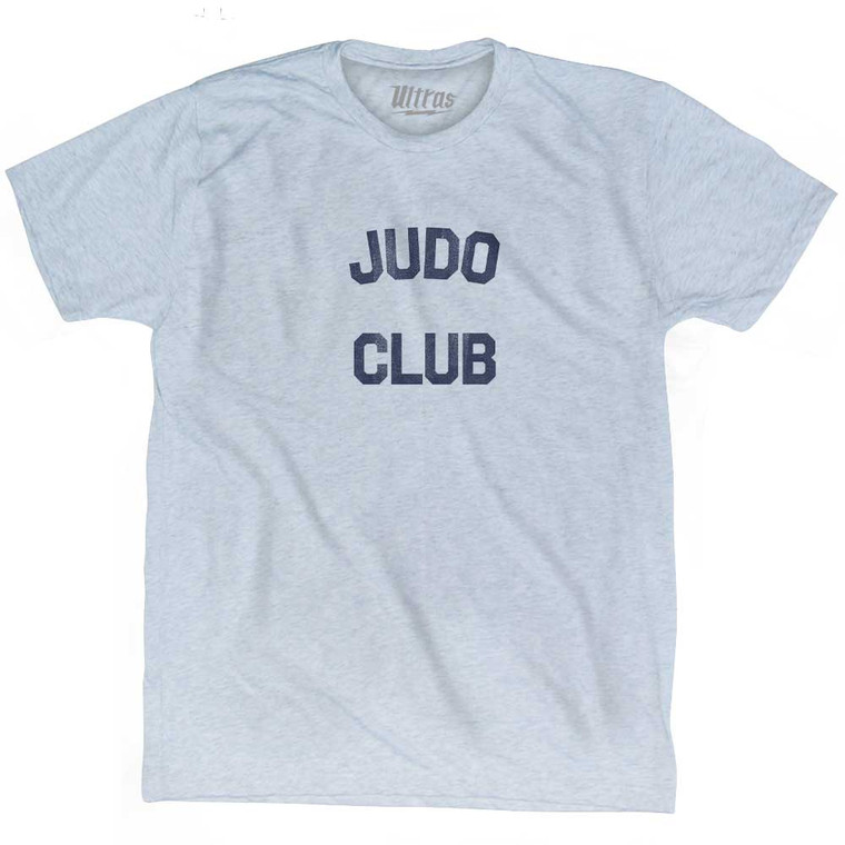 Judo Club Adult Tri-Blend T-shirt Athletic White