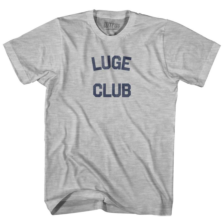 Luge Club Womens Cotton Junior Cut T-Shirt Grey Heather
