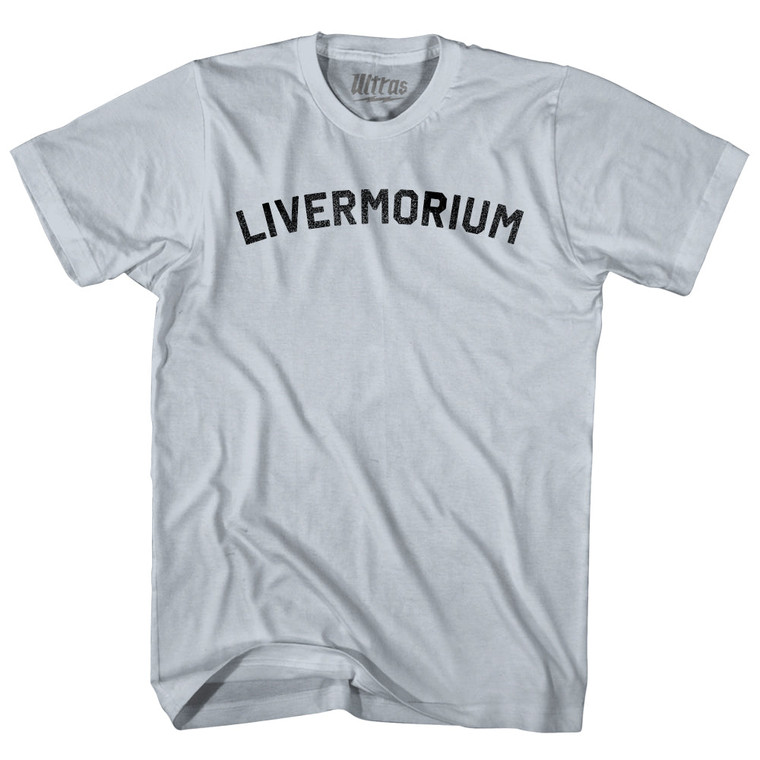Livermorium Adult Cotton T-shirt - Silver