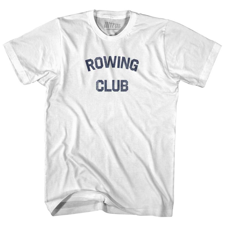 Rowing Club Adult Cotton T-shirt White