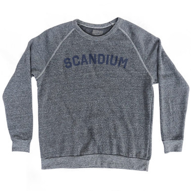 Scandium Adult Tri-Blend Sweatshirt - Athletic Grey