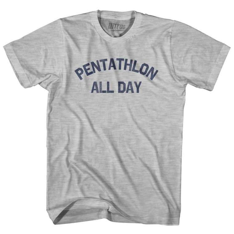 Pentathlon All Day Youth Cotton T-shirt - Grey Heather