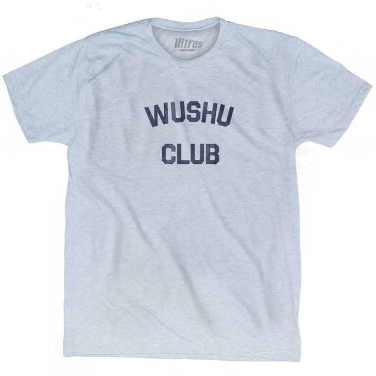 Wushu Club Adult Tri-Blend T-shirt Athletic White