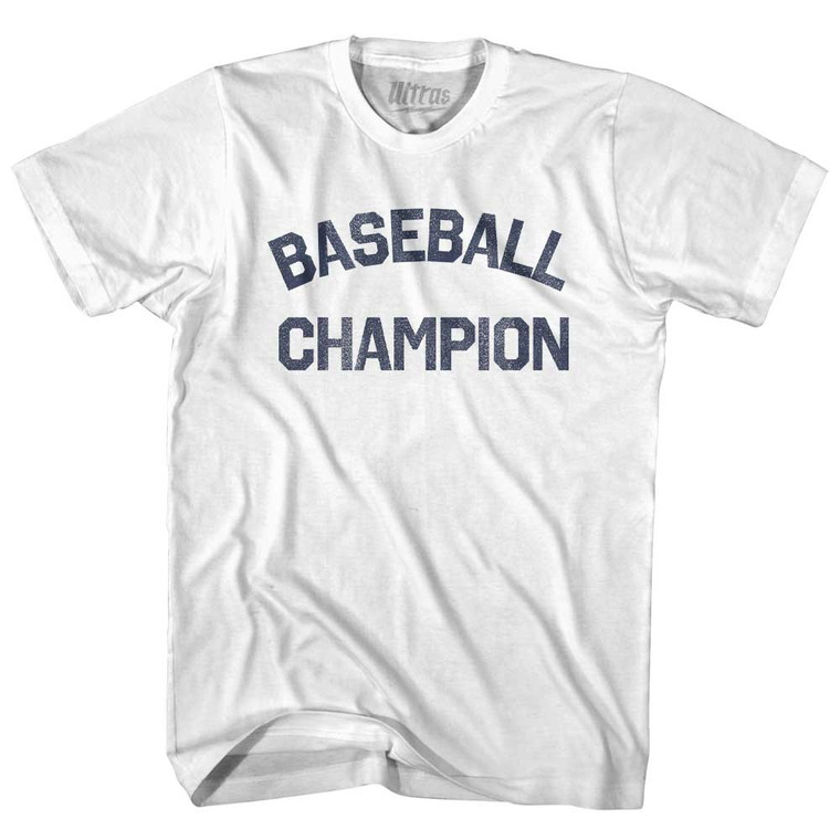 Baseball Champion Youth Cotton T-shirt - White