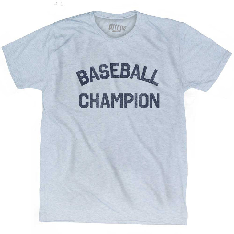 Baseball Champion Adult Tri-Blend T-shirt - Athletic White