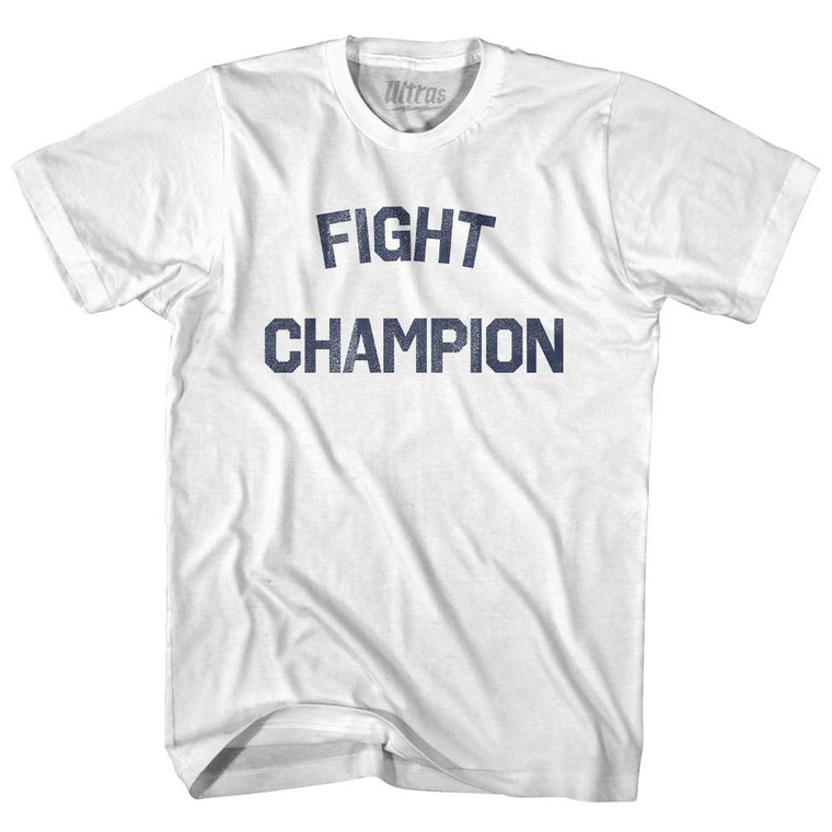 Fight Champion Womens Cotton Junior Cut T-Shirt - White