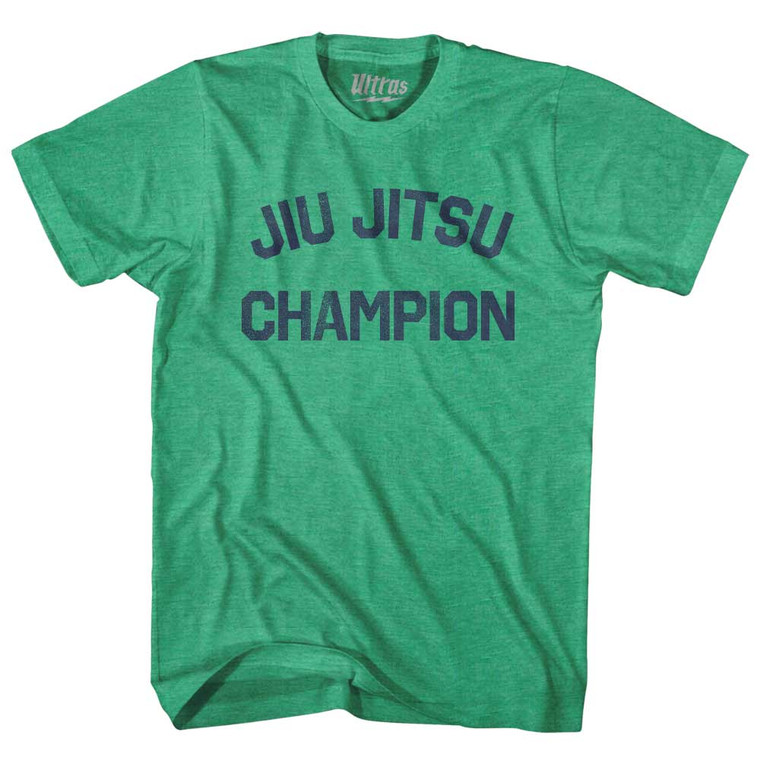 Jiu Jitsu Champion Adult Tri-Blend T-shirt - Kelly