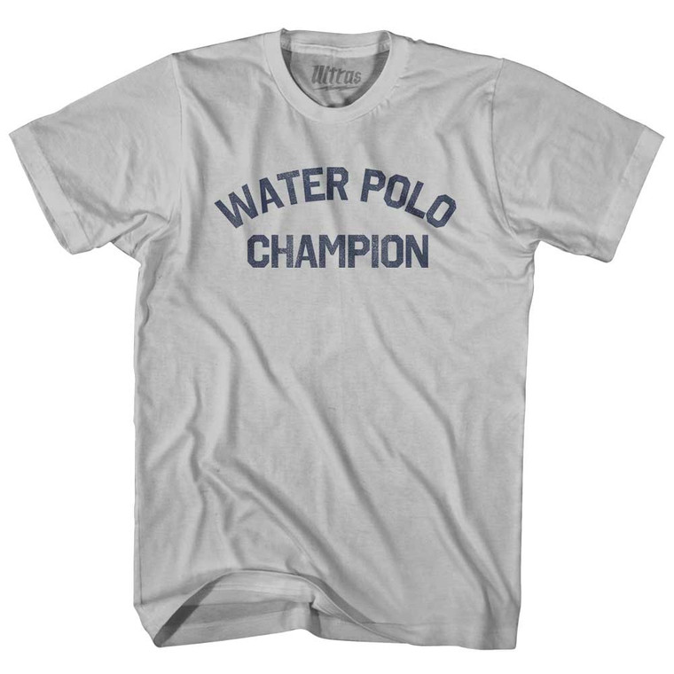 Water Polo Champion Adult Cotton T-shirt - Cool Grey