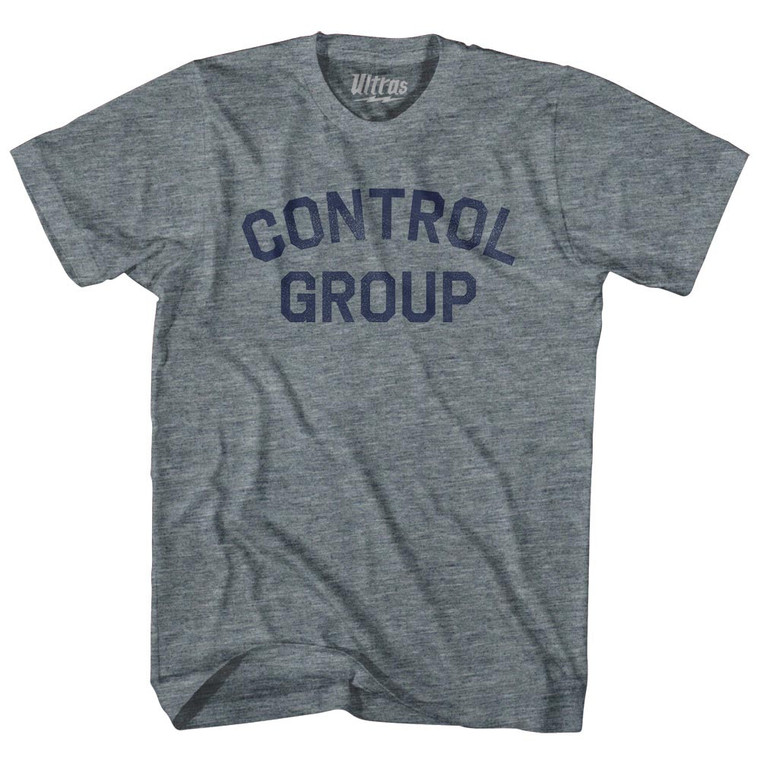 Control Group Adult Tri-Blend T-shirt - Athletic Grey
