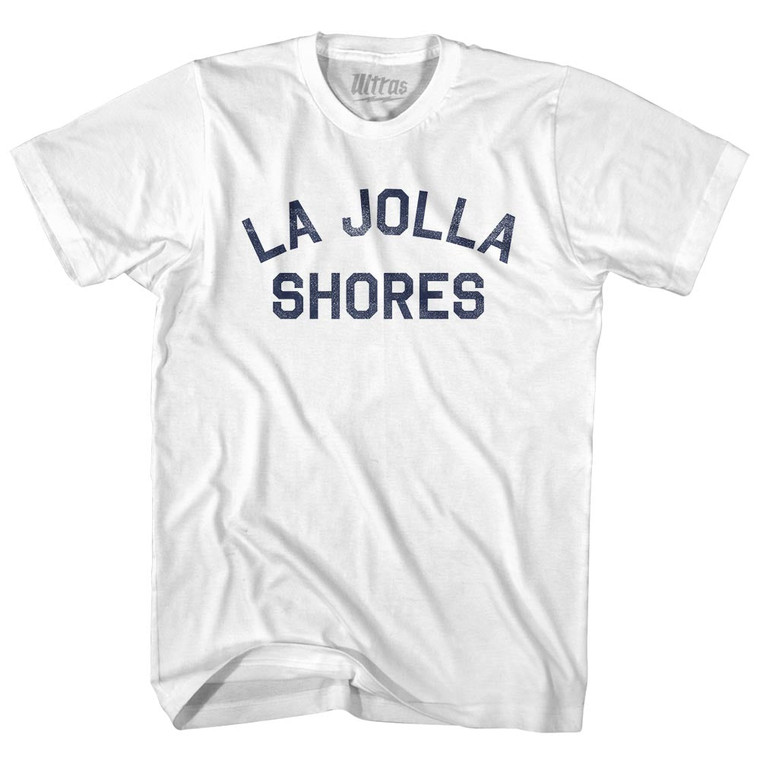 La Jolla Shores Adult Cotton T-shirt - White