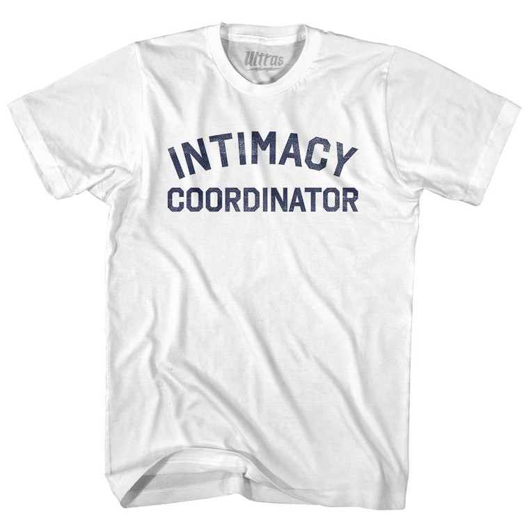 Intimacy Coordinator Womens Cotton Junior Cut T-Shirt - White