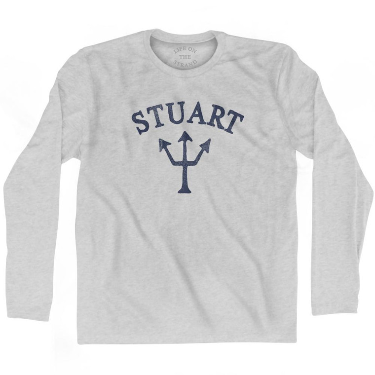 Florida Stuart Trident Adult Cotton Long Sleeve T-Shirt by Ultras