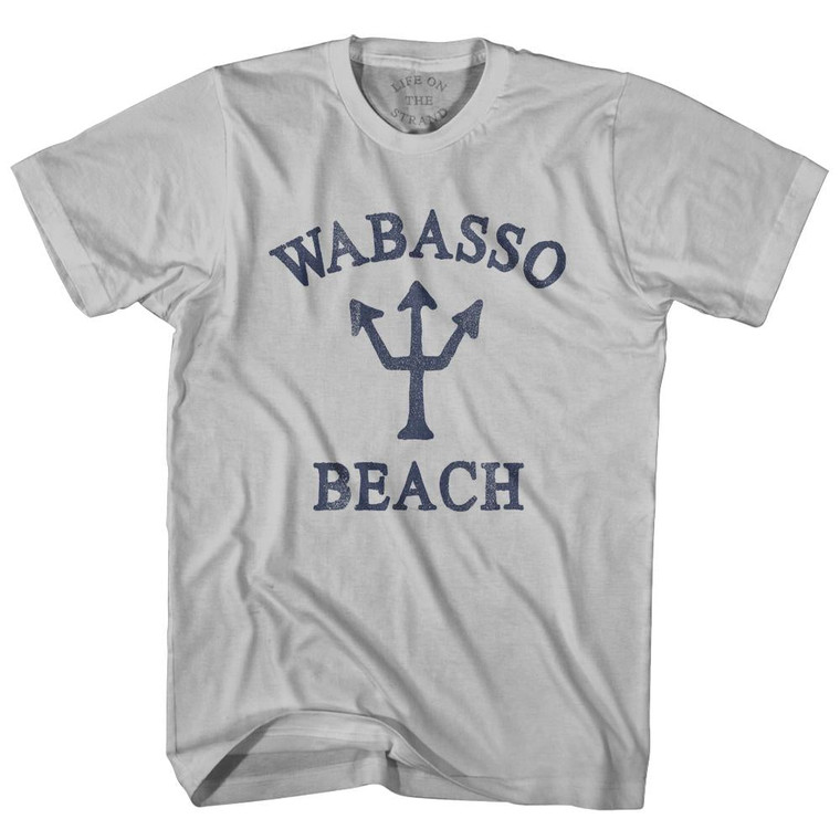 Florida Wabasso Beach Trident Adult Cotton T-Shirt by Ultras