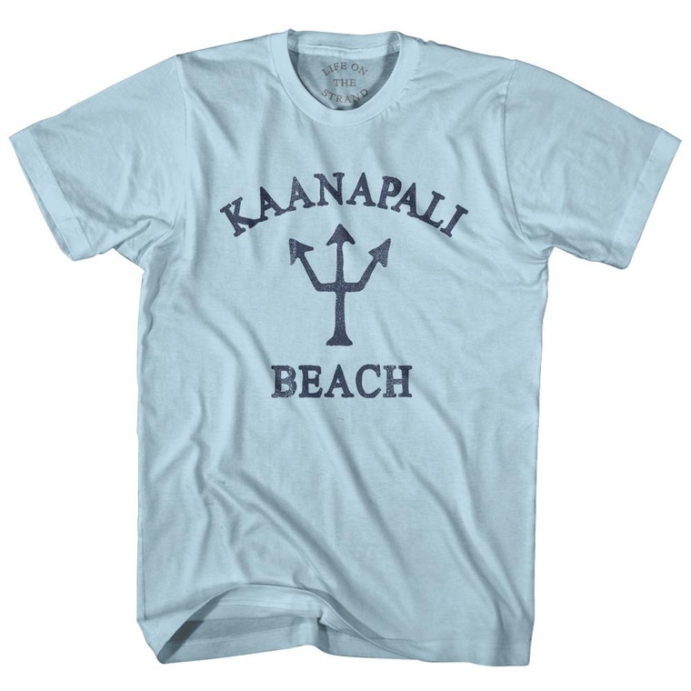 Hawaii Kaanapali Beach Trident Adult Cotton T-Shirt by Ultras