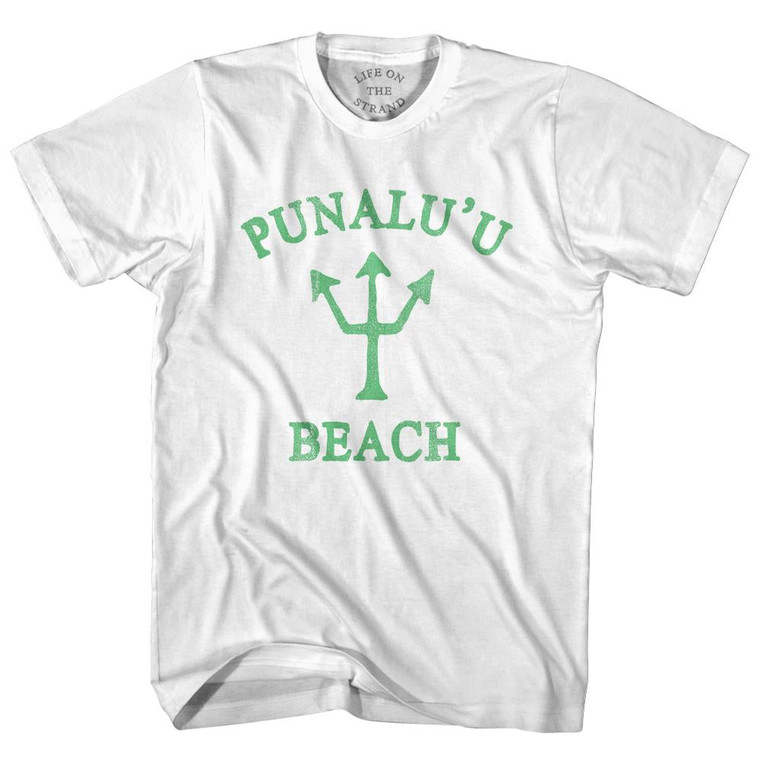 Hawaii Punaluu Beach Trident Womens Cotton Junior Cut T-Shirt by Ultras