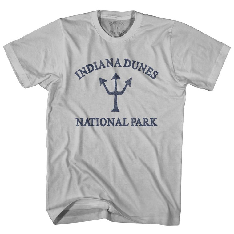 Indiana Dunes National Park Trident Adult Cotton T-Shirt by Ultras