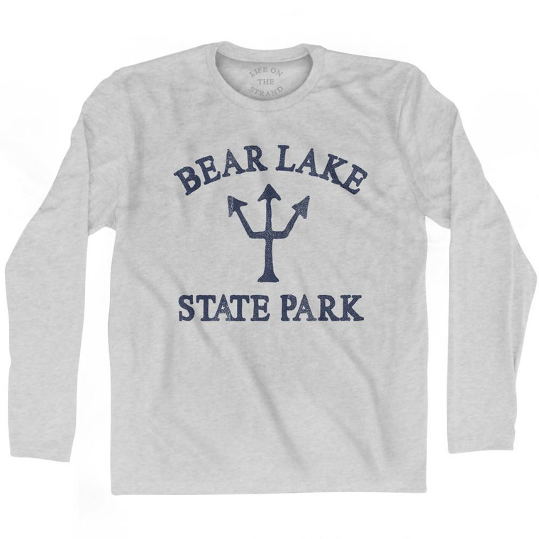 Idaho Bear Lake State Park Trident Adult Cotton Long Sleeve T-Shirt by Ultras