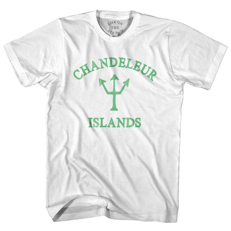 Indiana Chandeleur Islands Trident Womens Cotton Junior Cut T-Shirt by Ultras