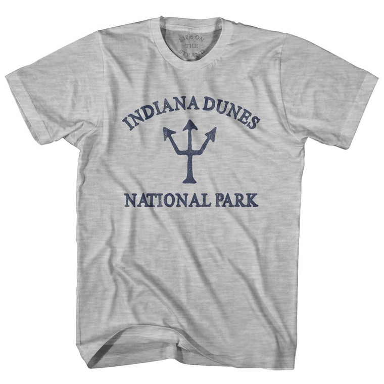 Indiana Dunes National Park Trident Adult Cotton T-Shirt by Ultras