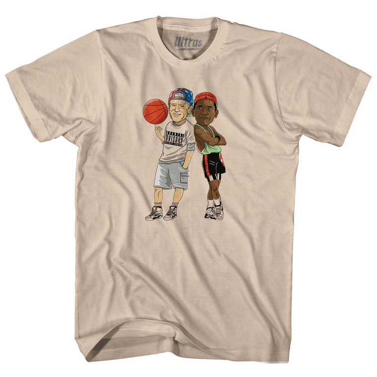 Billy Joe And Sydney Barak White Men Can't Jump Basketball Adult Cotton T-Shirt by Ultras
