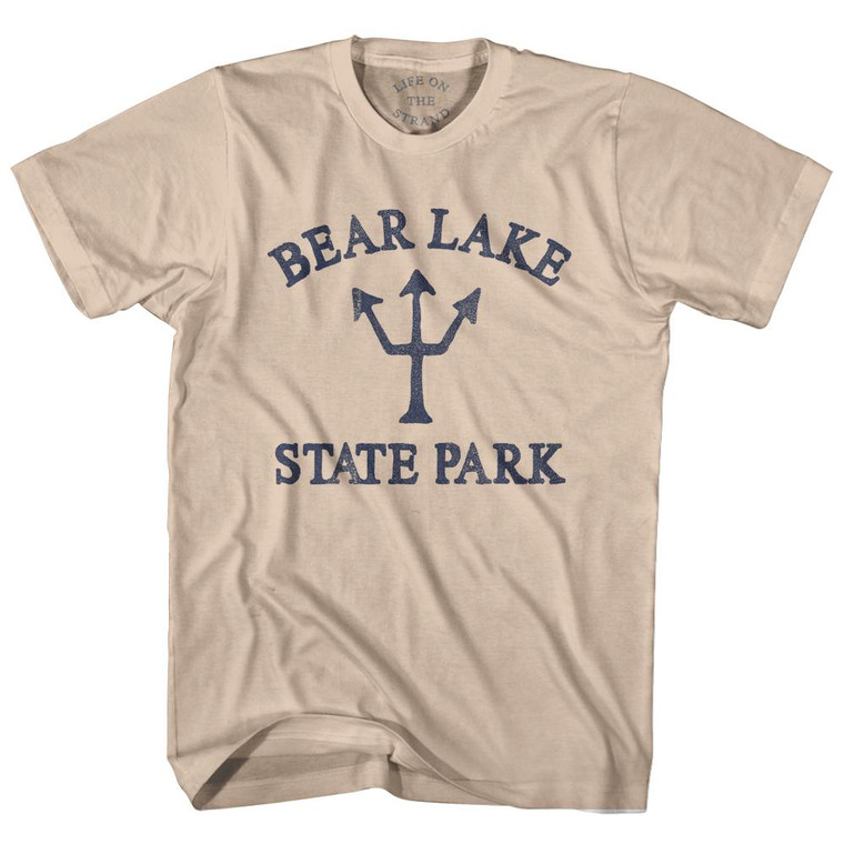 Idaho Bear Lake State Park Trident Adult Cotton T-Shirt by Ultras