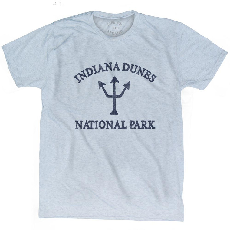 Indiana Dunes National Park Trident Adult Tri-Blend T-Shirt by Ultras