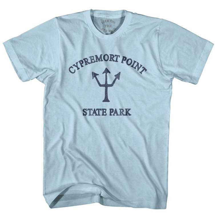 Indiana Cypremort Point State Park Trident Adult Cotton T-Shirt by Ultras