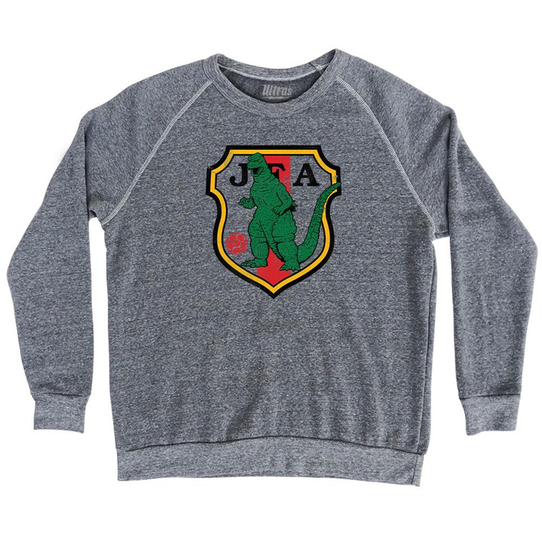 Japan Godzilla  Soccer Crest Adult Tri-Blend Sweatshirt T-Shirt for Sale | Ultras, Tees, Shirts, Buy Now