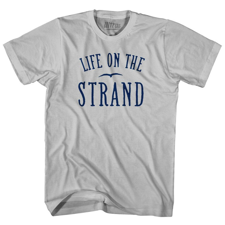 Life On The Strand Seagull Adult Cotton T-Shirt by Ultras