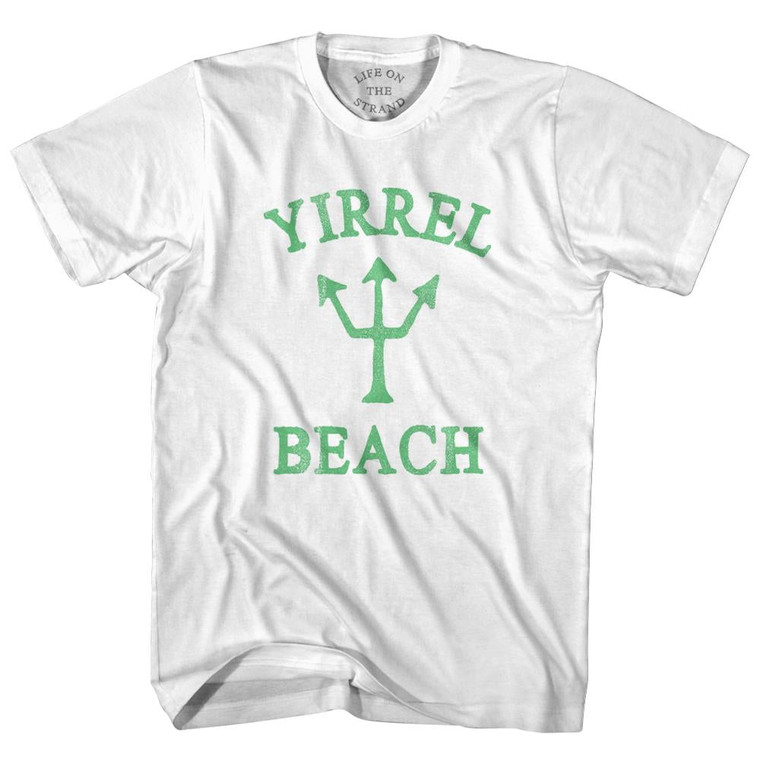 Massachusetts Yirrell Beach Emerald Art Trident Womens Cotton Junior Cut T-Shirt by Life on the Strand