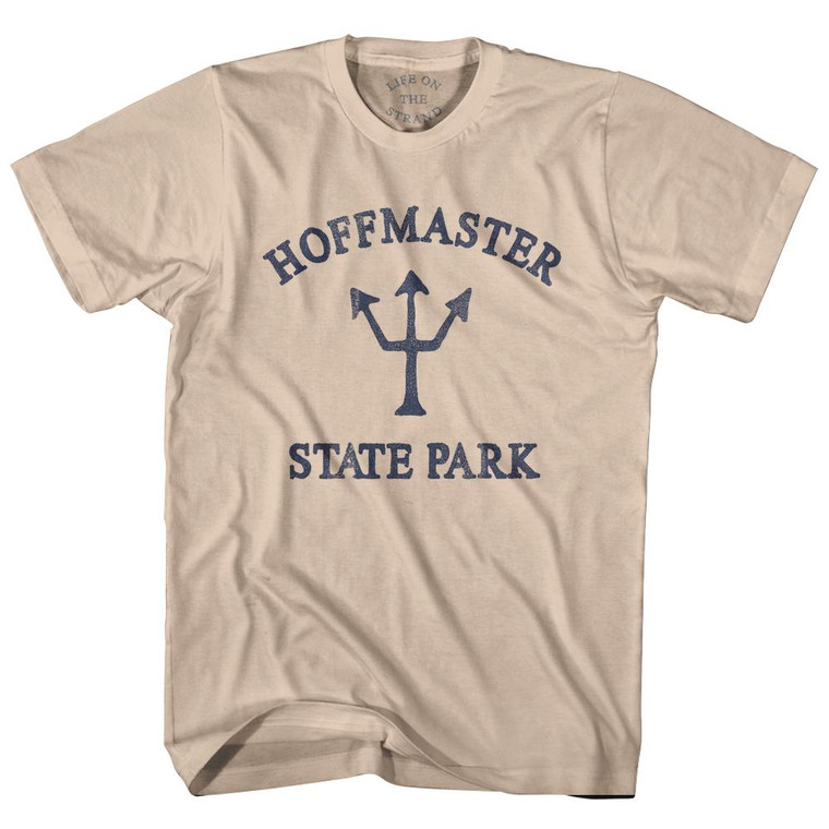 Michigan Hoffmaster State Park Trident Adult Cotton T-Shirt by Life on the Strand