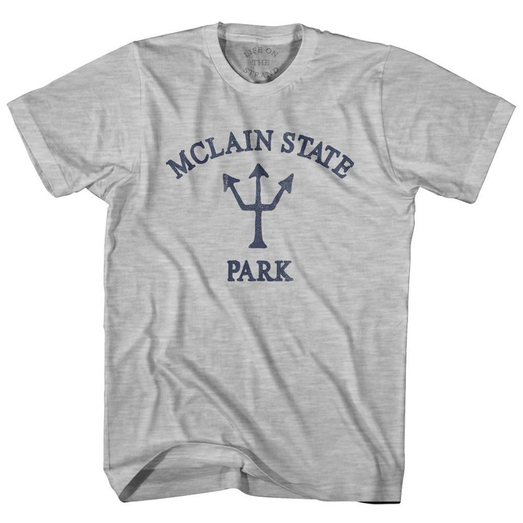 Michigan Mclain State Park Trident Womens Cotton Junior Cut T-Shirt by Life on the Strand