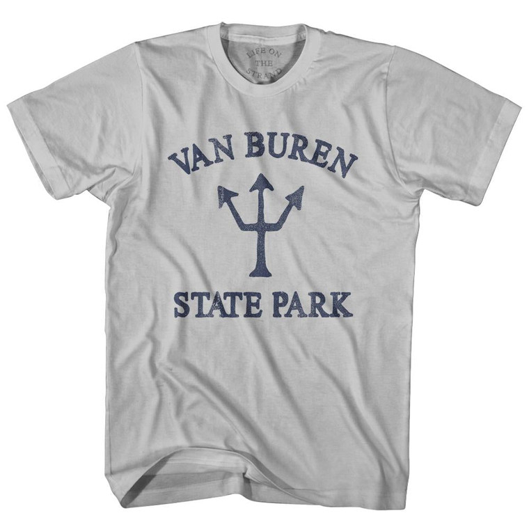 Michigan Van Buren State Park Trident Adult Cotton T-Shirt by Life on the Strand