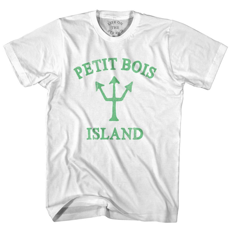 Mississippi Petit Bois Island Emerald Art Trident Youth Cotton T-Shirt by Life on the Strand