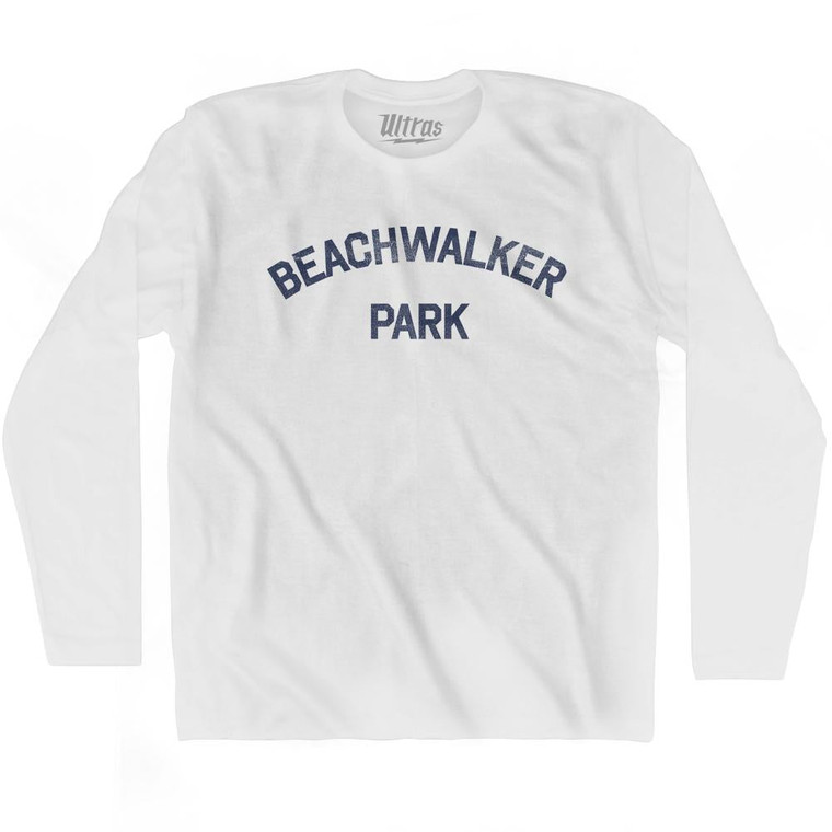 Beachwalker Park Adult Cotton Long Sleeve T-Shirt by Ultras