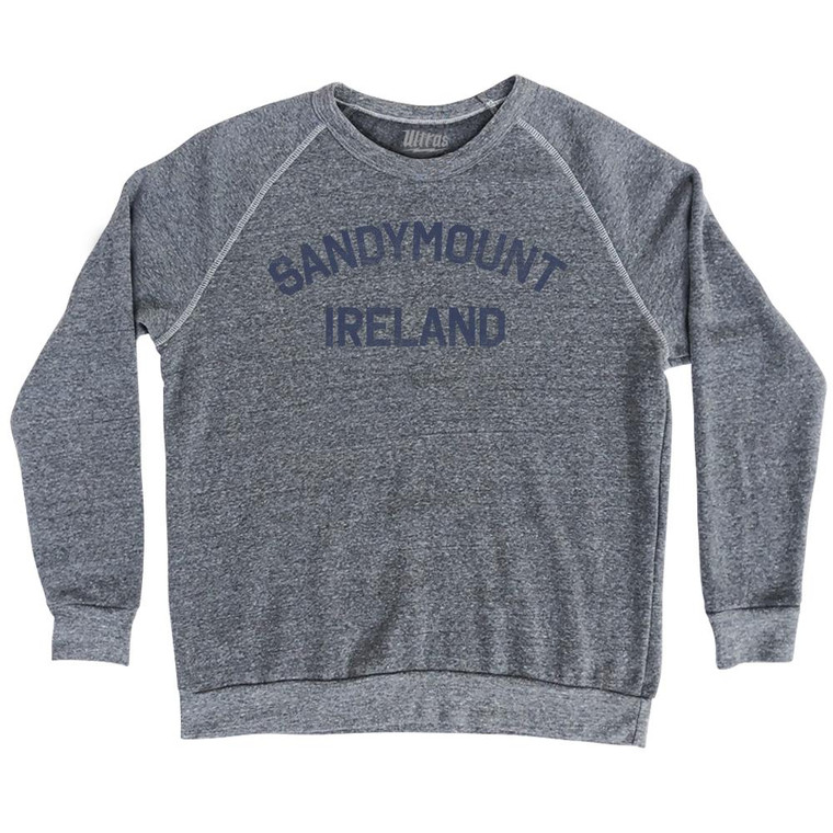 Sandymount Ireland Adult Tri-Blend Sweatshirt by Ultras