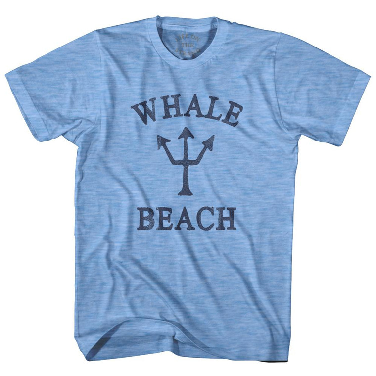 Nevada Whale Beach Trident Adult Tri-Blend T-Shirt by Ultras