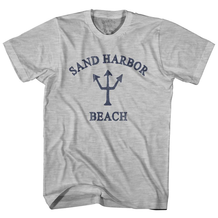 Nevada Sand Harbor Beach Trident Womens Cotton Junior Cut T-Shirt by Ultras
