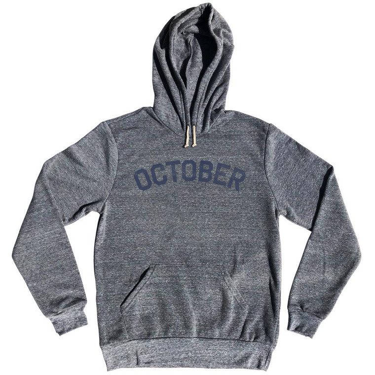 October Tri-Blend Adult Hoodie by Ultras