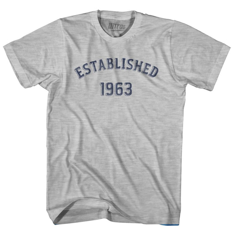 Established 1963 Adult Cotton T-Shirt by Ultras