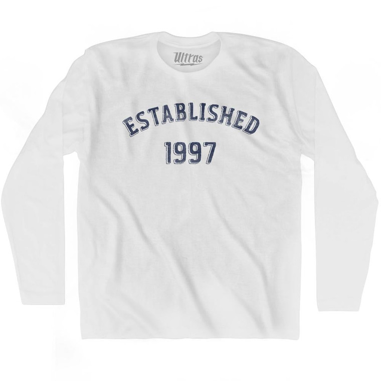 Established 1997 Adult Cotton Long Sleeve T-Shirt by Ultras