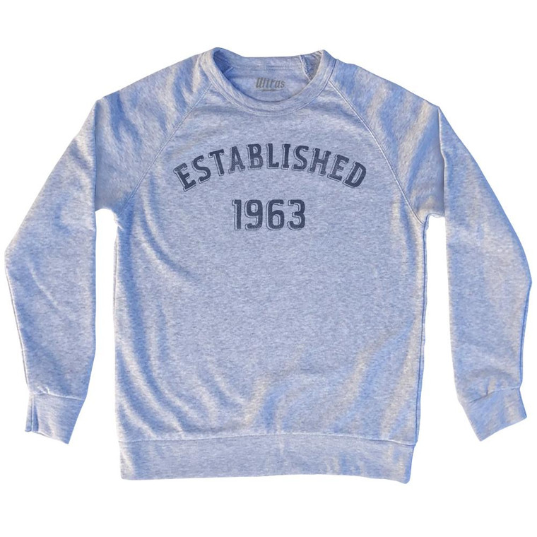 Established 1963 Adult Tri-Blend Sweatshirt by Ultras