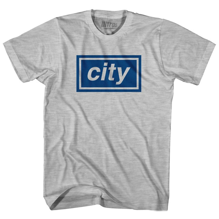 Manchester City Oasis Super Fan Soccer Adult Cotton T-Shirt by Ultras