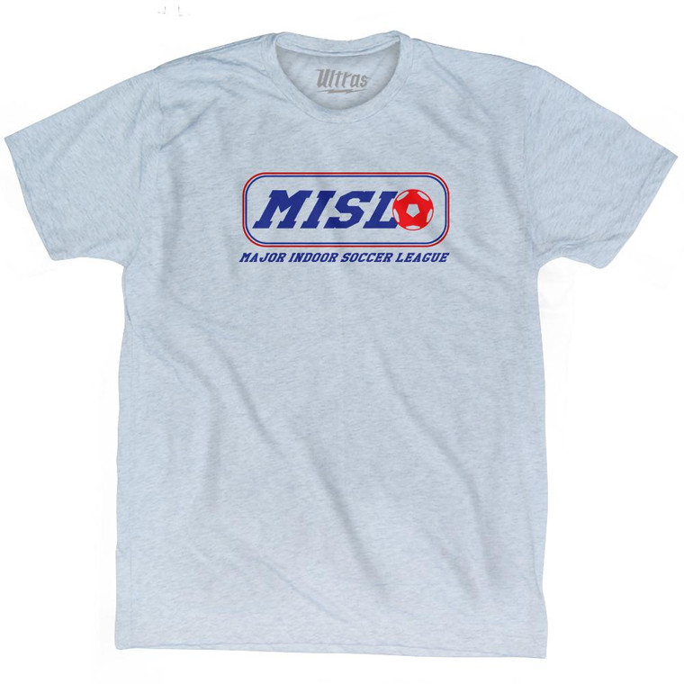 Major Indoor Soccer League MISL Soccer Logo Adult Tri-Blend T-Shirt by Ultras