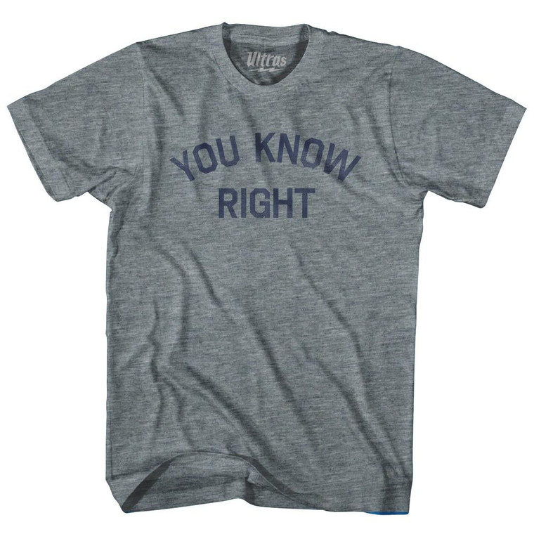 You Know Right Youth Tri-Blend T-Shirt by Ultras