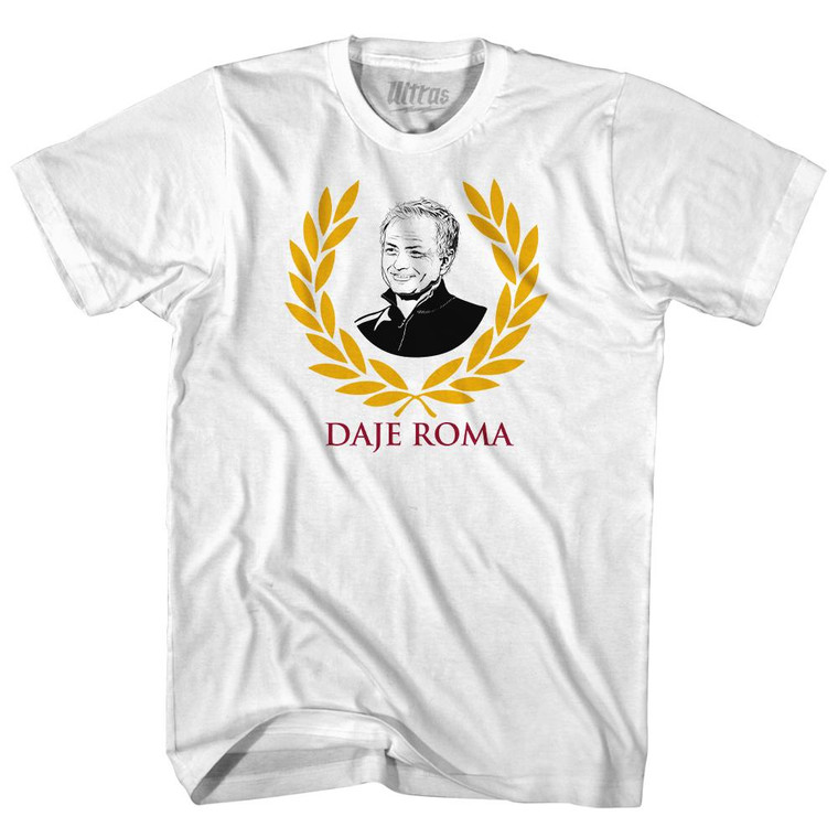 Jose Mourinho Daje Roma Soccer Womens Cotton Junior Cut T-Shirt by Ultras