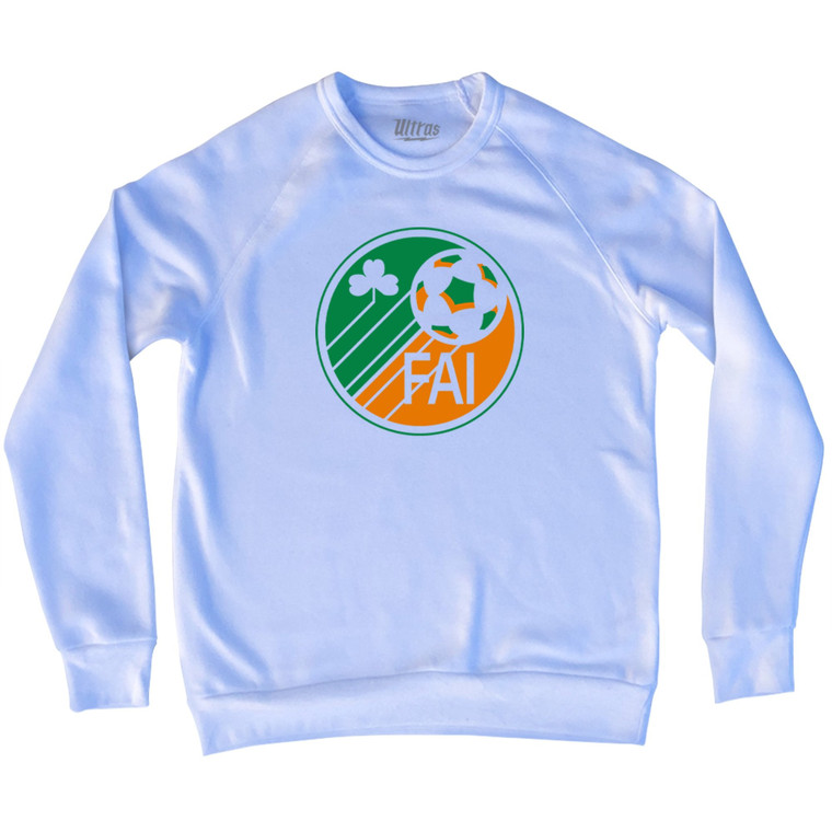 Ireland Soccer Fai Vintage Circle Logo Adult Tri-Blend Sweatshirt by Ultras
