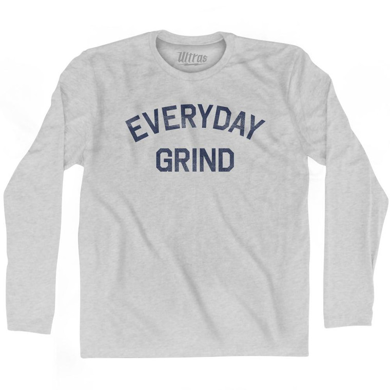 Everyday Grind Adult Cotton Long Sleeve T-Shirt by Ultras